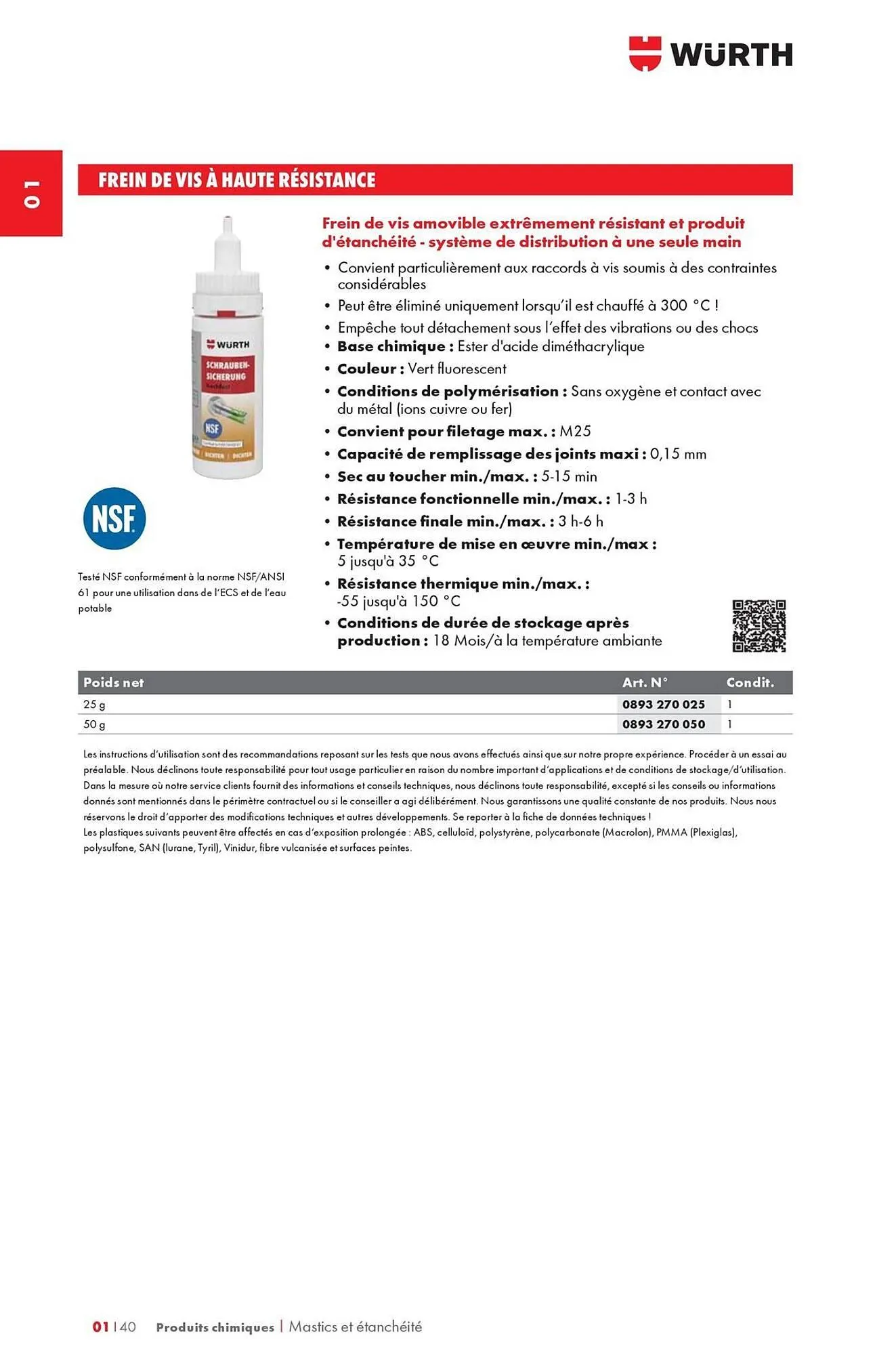 Catalogue Würth du 12 mai au 31 décembre 2025 - Catalogue page 48