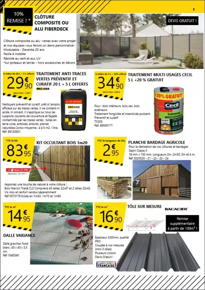 TOUT POUR LES BEAUX JOURS AJIMATERIAUX Mars 2025 du 3 mars au 31 mars 2025 - Catalogue page 7