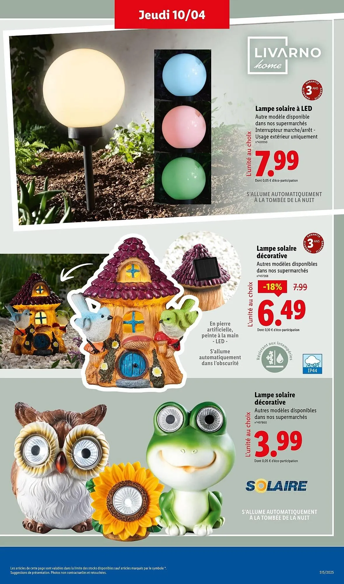 Catalogue Lidl du 7 avril au 10 avril 2025 - Catalogue page 25