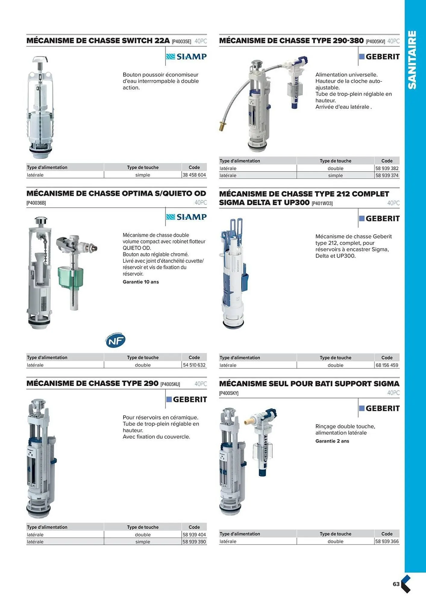 Catalogue Prolians du 2 octobre au 31 décembre 2025 - Catalogue page 63