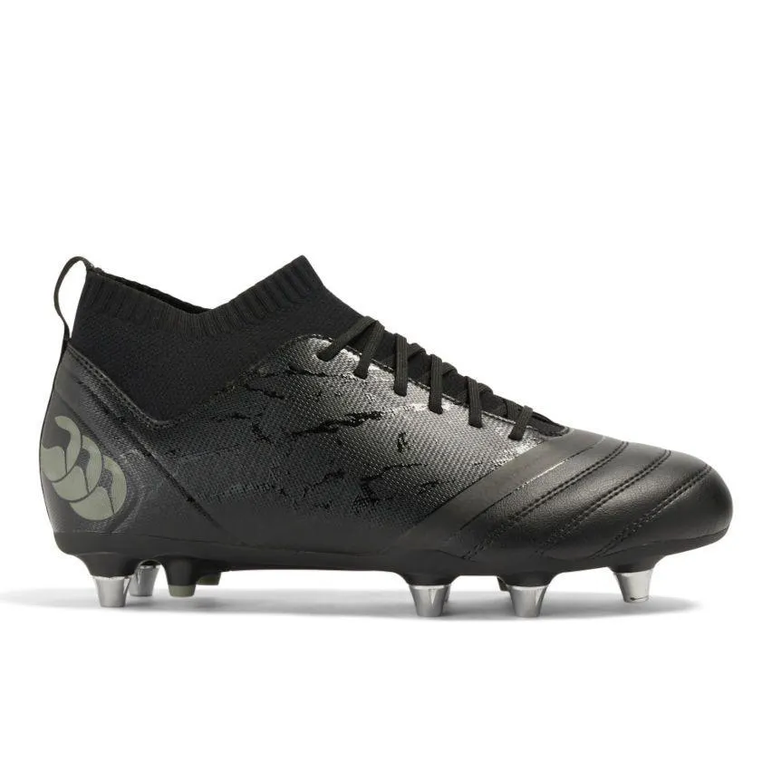 Chaussures Rugby Homme Stampede Pro Noir Crampons Visés Terrain Gras - Canterbury