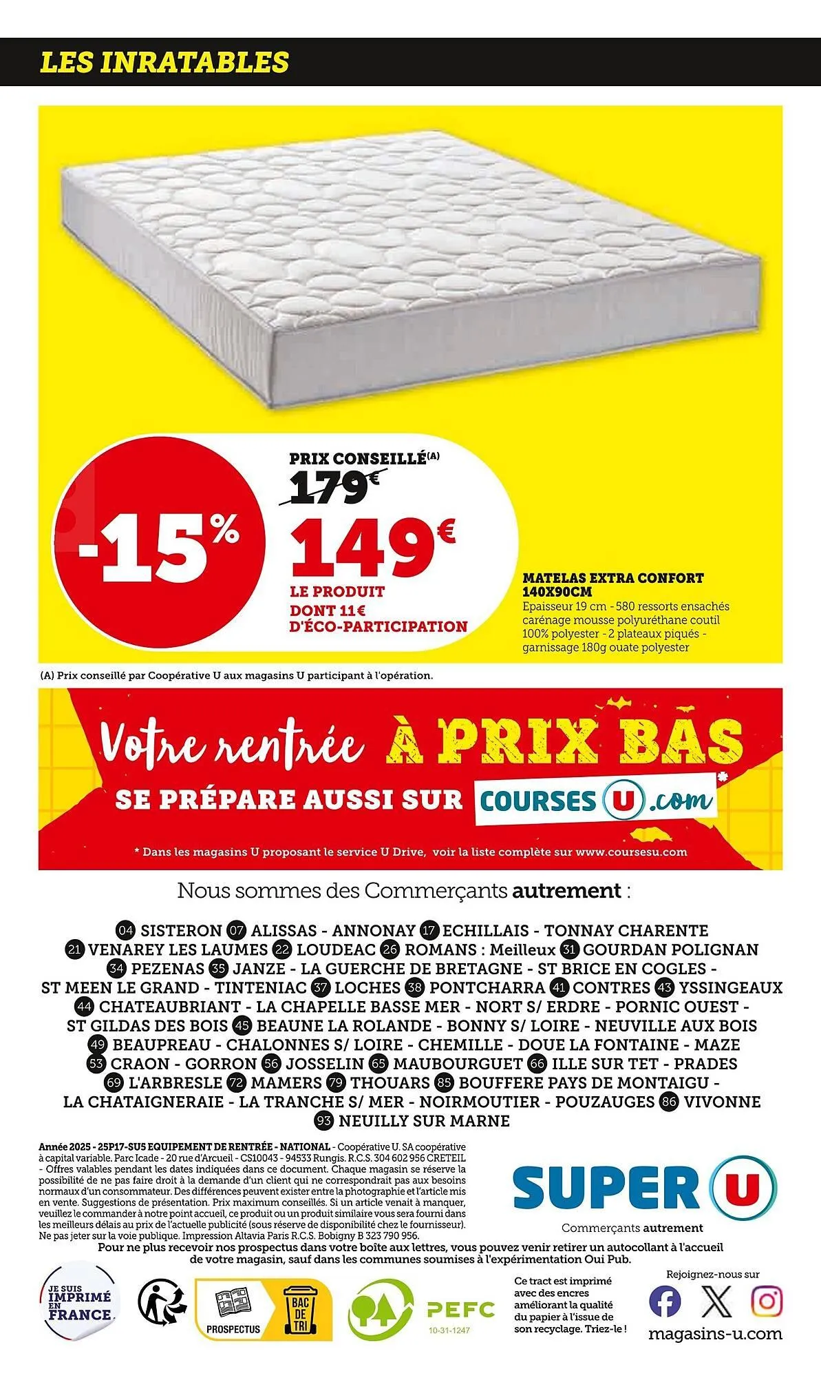 Catalogue Super U du 19 août au 7 septembre 2025 - Catalogue page 36