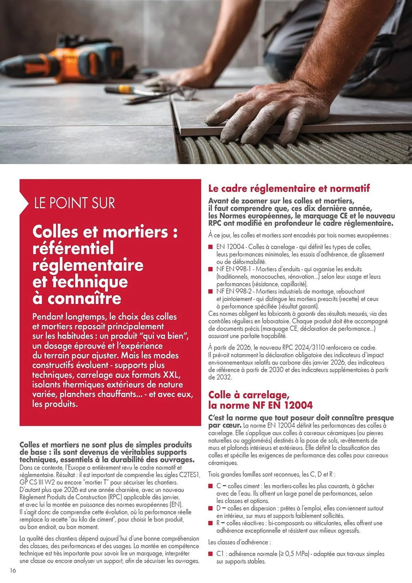 Catalogue Gedimat du 12 janvier au 31 mars 2026 - Catalogue page 16