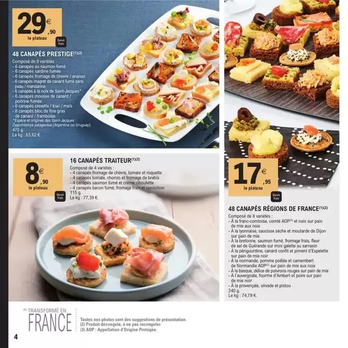 CARTE TRAITEUR PERMANENTE - MIXTE du 8 avril au 17 novembre 2025 - Catalogue page 4