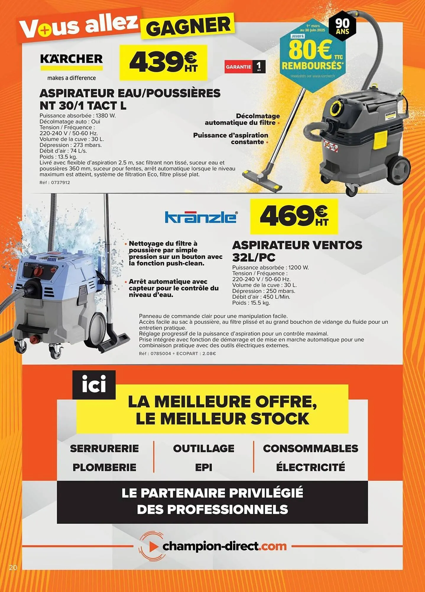 Catalogue Champion Direct du 11 mars au 12 avril 2025 - Catalogue page 20