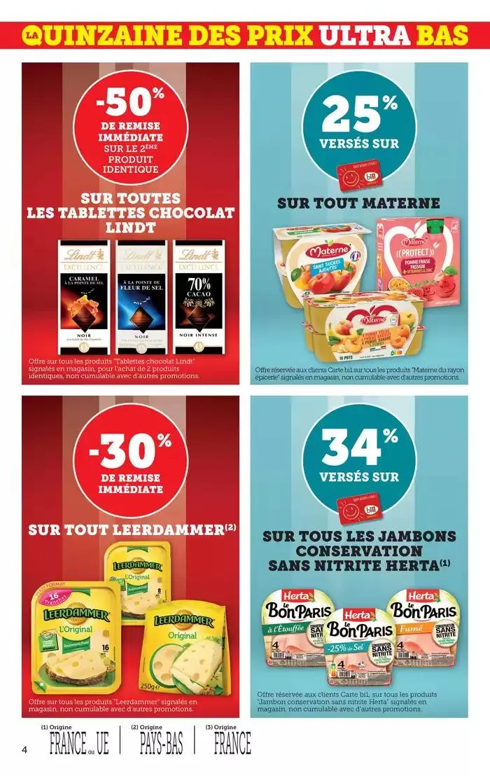 La Quinzaine Des Prix Ultra Bas du 12 mars au 23 mars 2025 - Catalogue page 4