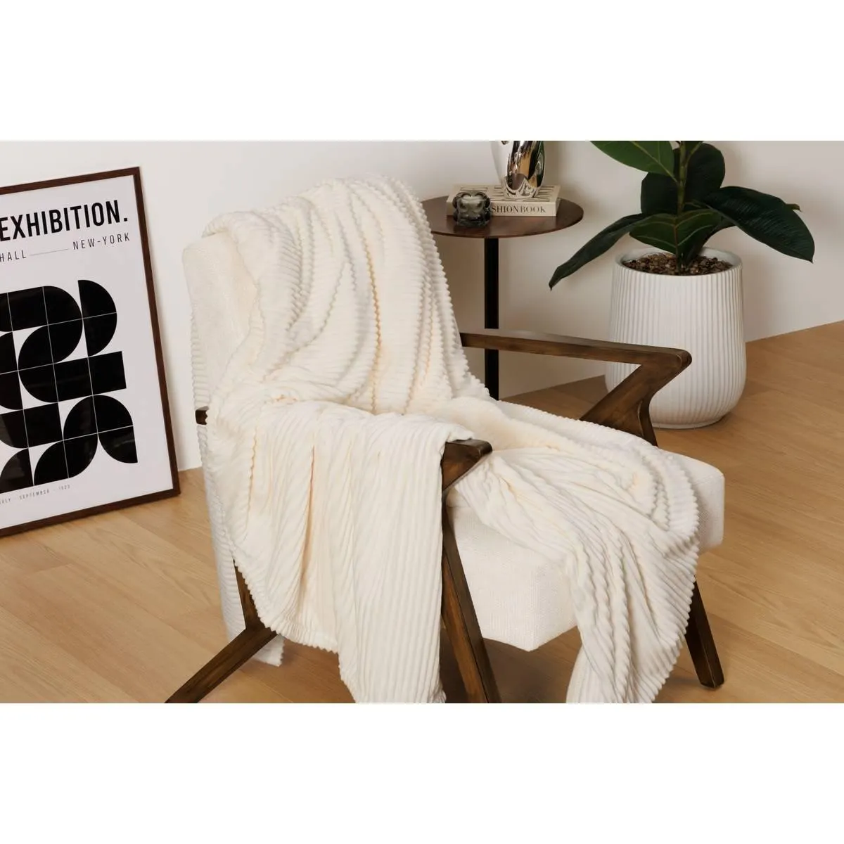 Plaid flanelle côtelé "Arum"