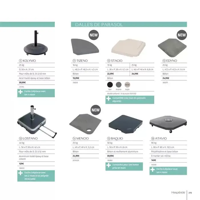 Catalogue Hespéride 2025 du 5 février au 31 décembre 2025 - Catalogue page 215