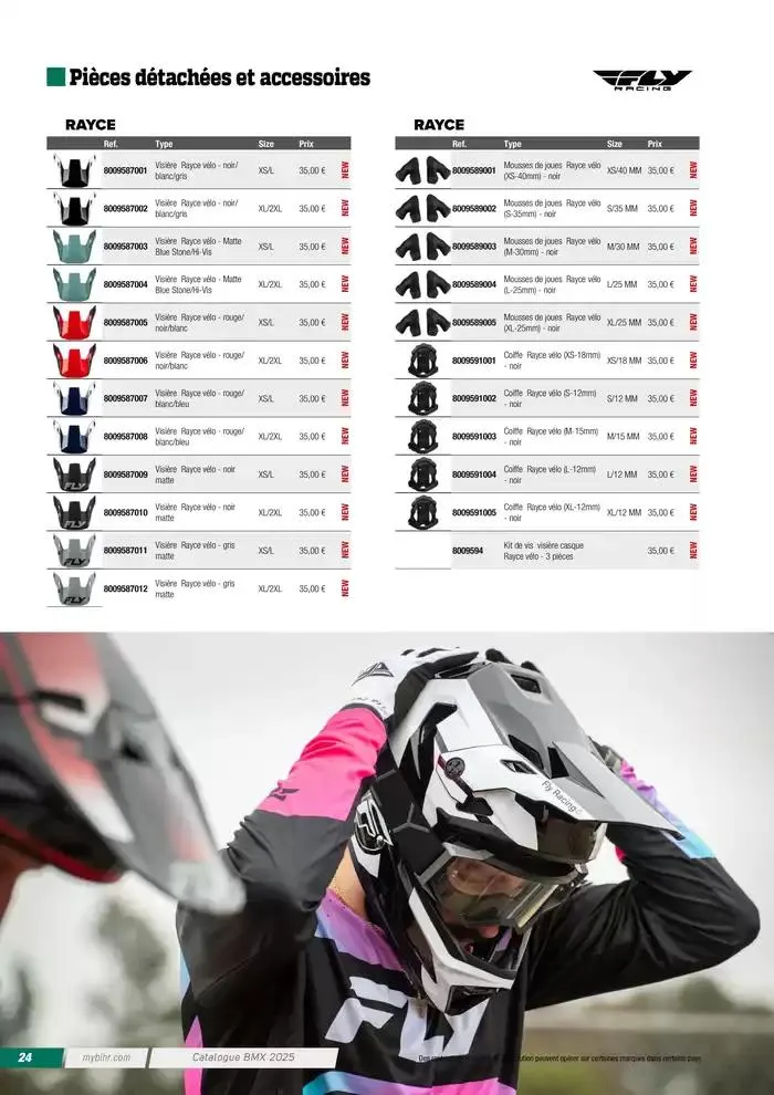 FLY RACING BMX 2025 du 12 avril au 31 décembre 2025 - Catalogue page 24