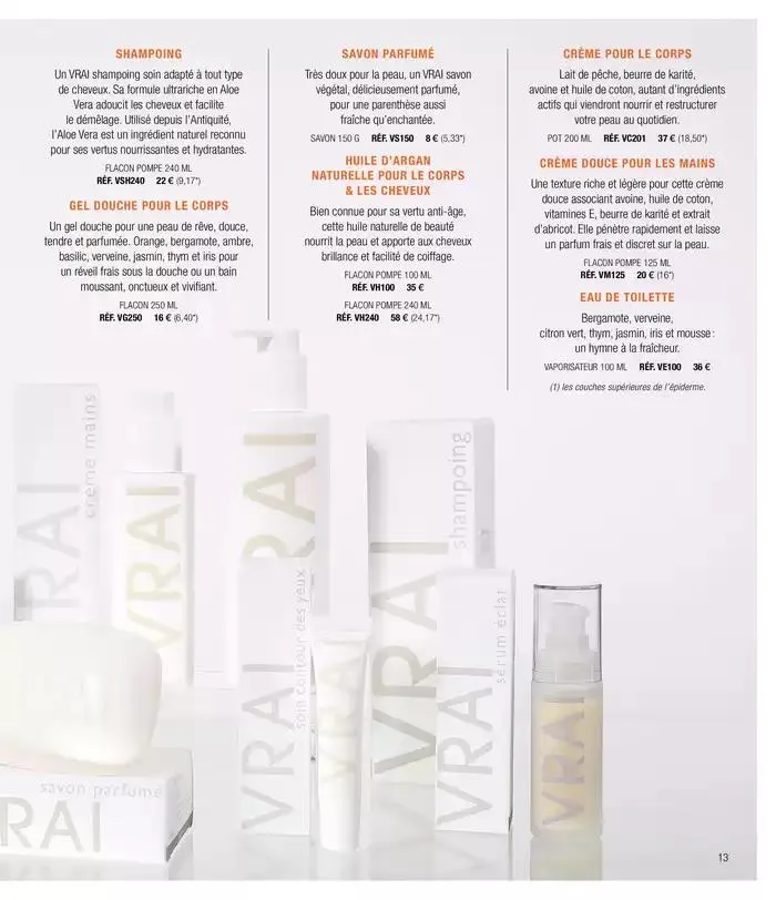 Catalogue Printemps/Été 2025 du 7 avril au 31 mai 2025 - Catalogue page 13