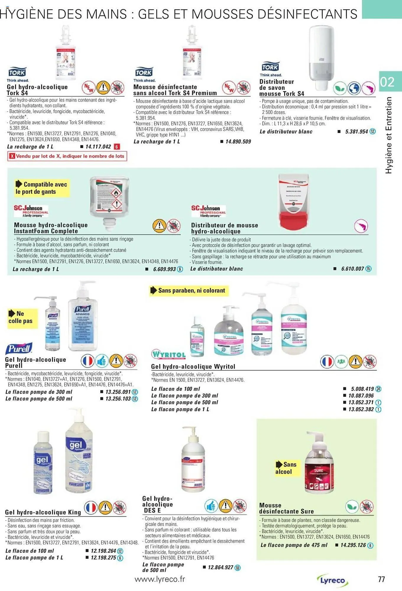 Catalogue Lyreco du 15 mai au 31 décembre 2023 - Catalogue page 77