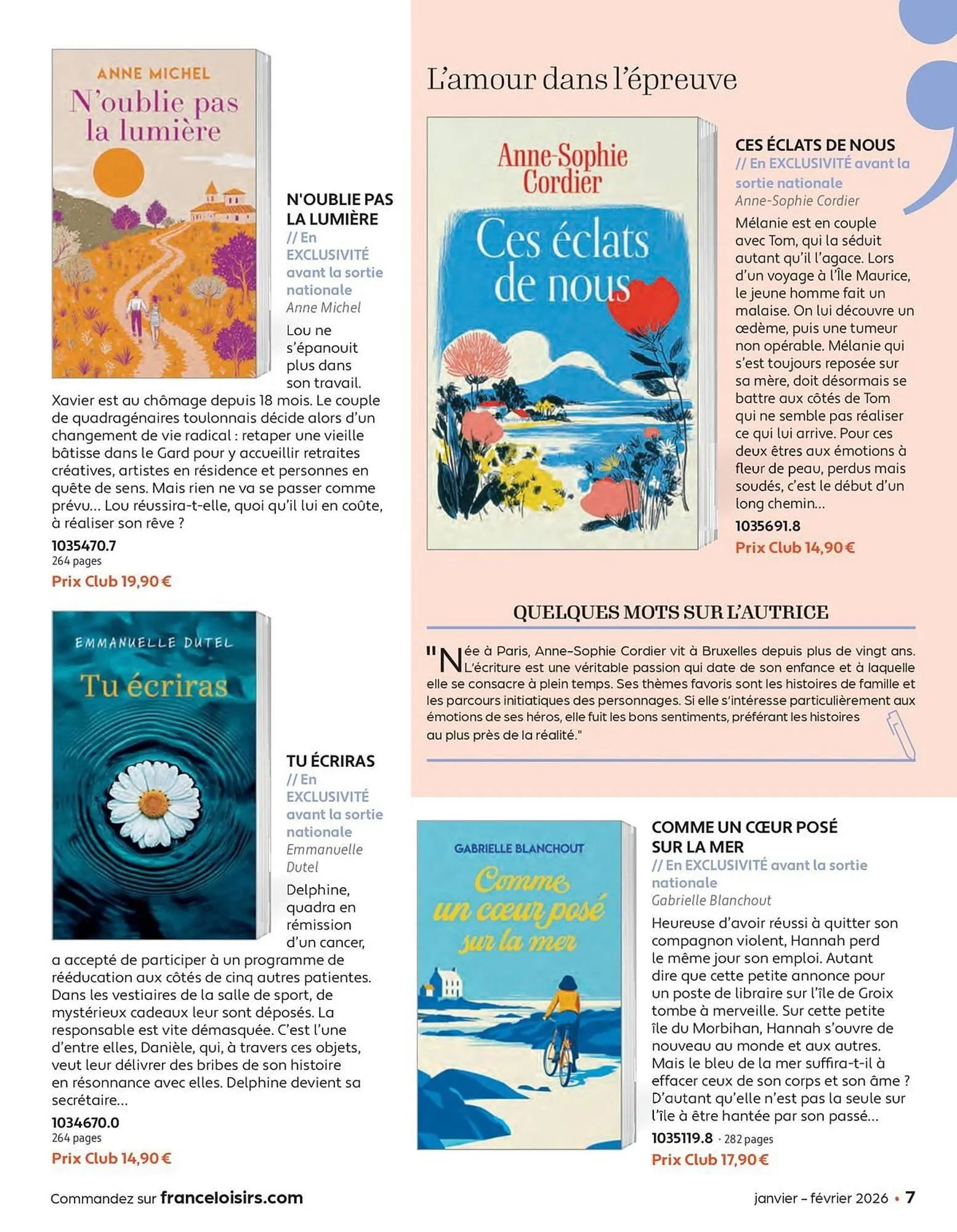 Catalogue France Loisirs du 1 janvier au 28 février 2026 - Catalogue page 7