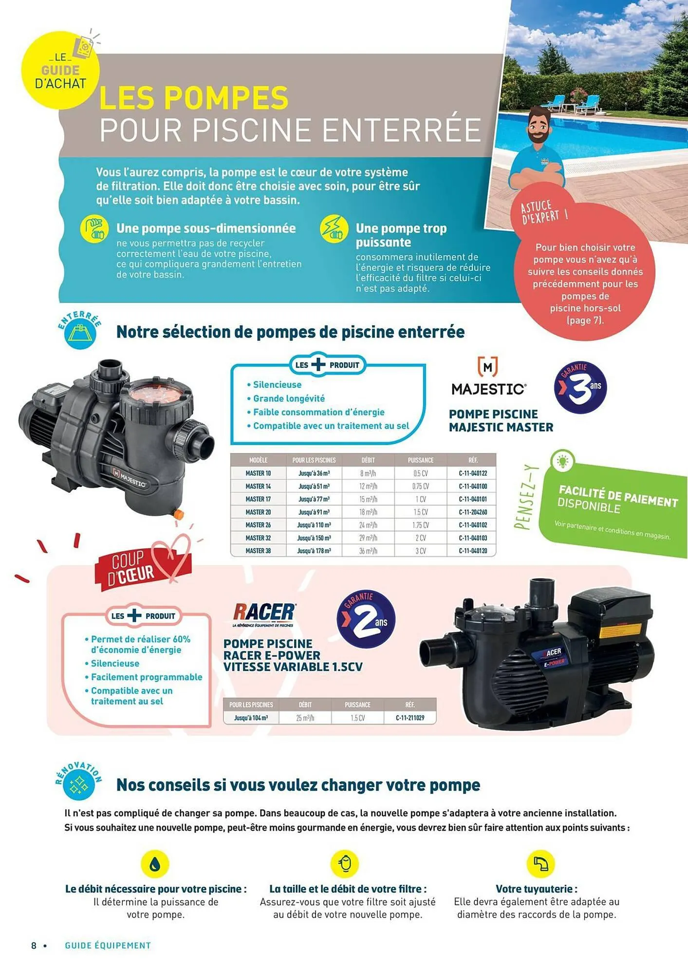 Catalogue Cash Piscines du 9 octobre au 31 décembre 2023 - Catalogue page 8