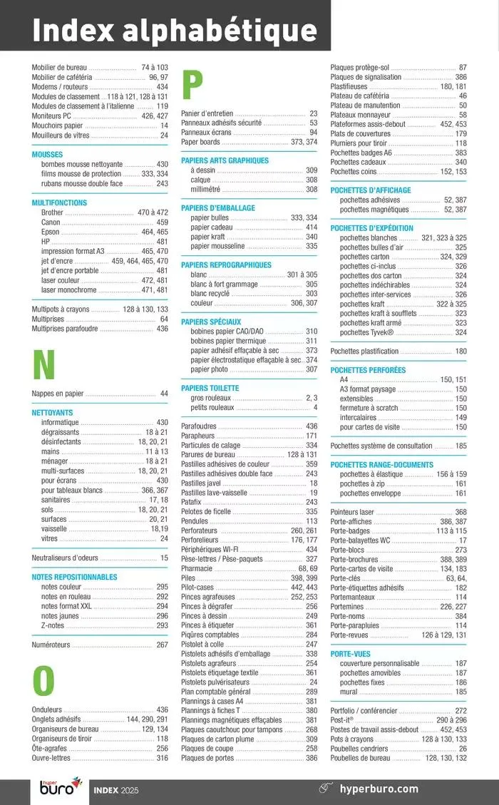 Notre catalogue général du 4 février au 31 décembre 2025 - Catalogue page 8