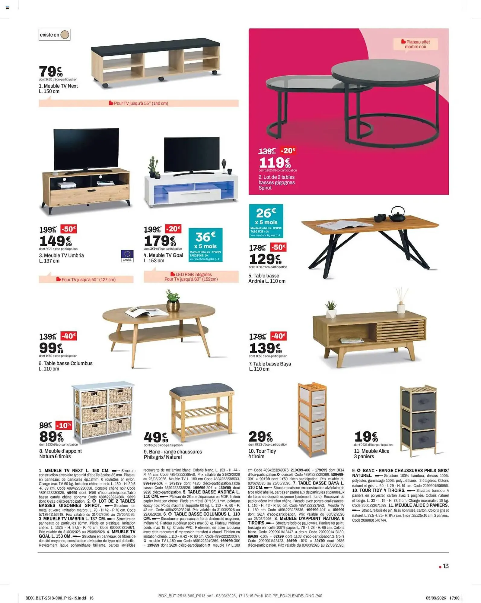 Catalogue BUT du 31 mars au 27 avril 2026 - Catalogue page 13
