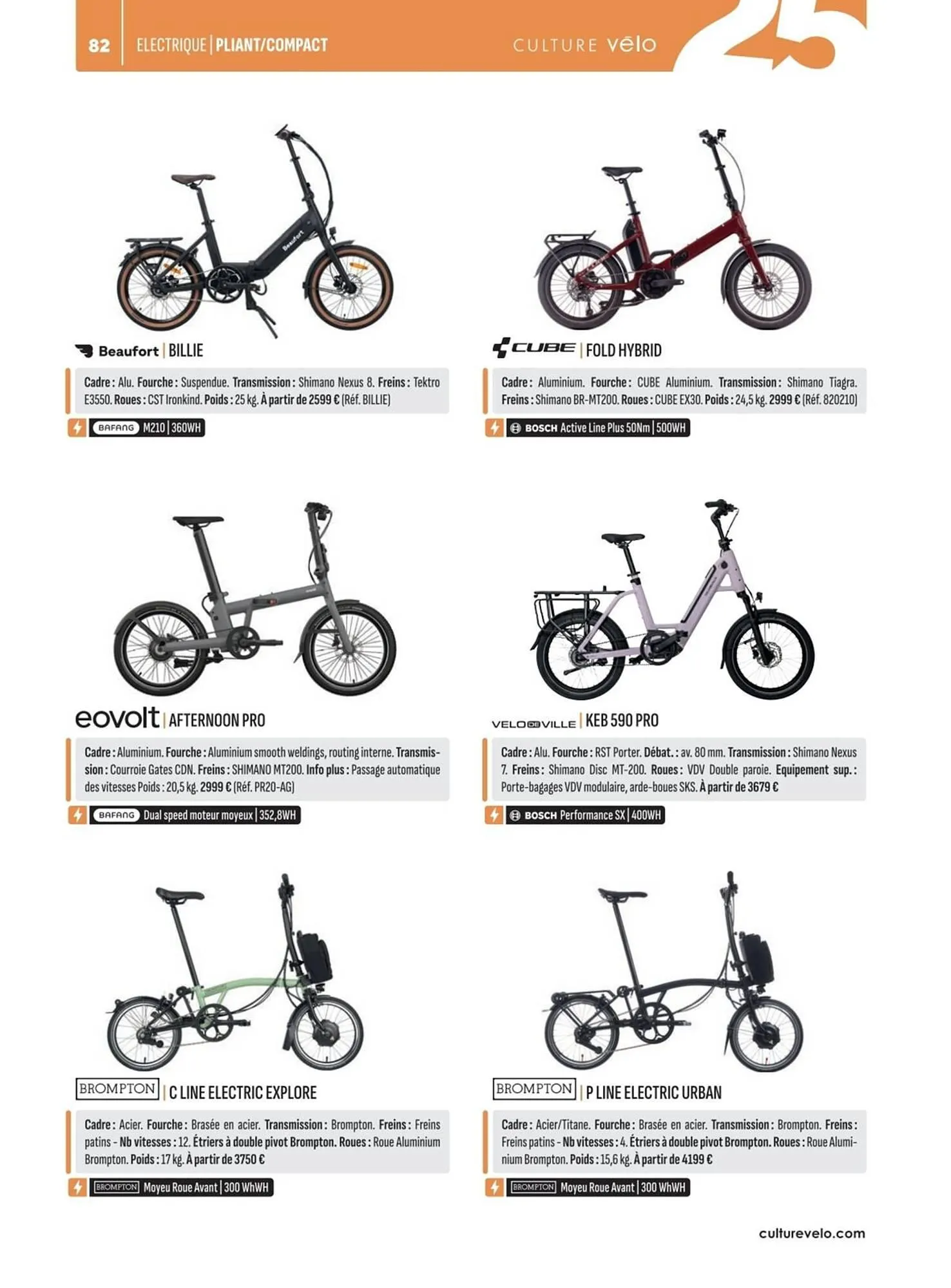 Catalogue Culture Vélo du 2 mai au 31 décembre 2025 - Catalogue page 82