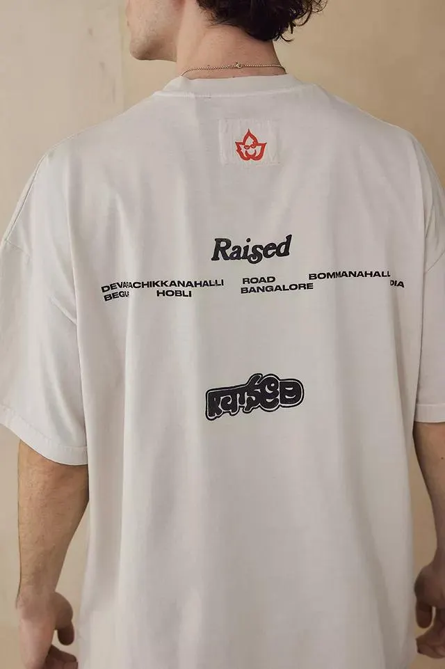 Raised On Denim- T-shirt couleur pierre