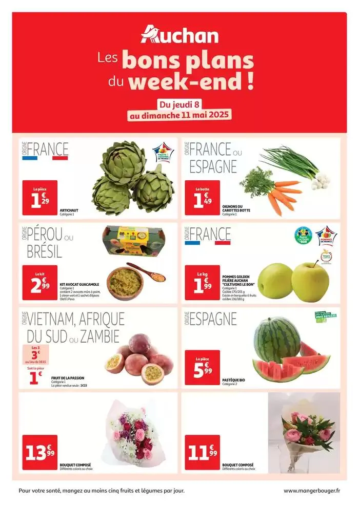 Les bons plans du week-end dans votre hyper ! du 8 mai au 11 mai 2025 - Catalogue page 1