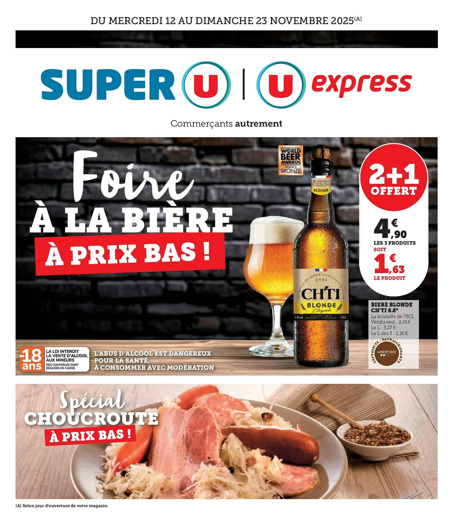 Catalogue U Express du 12 novembre au 23 novembre 2025 - Catalogue page 1