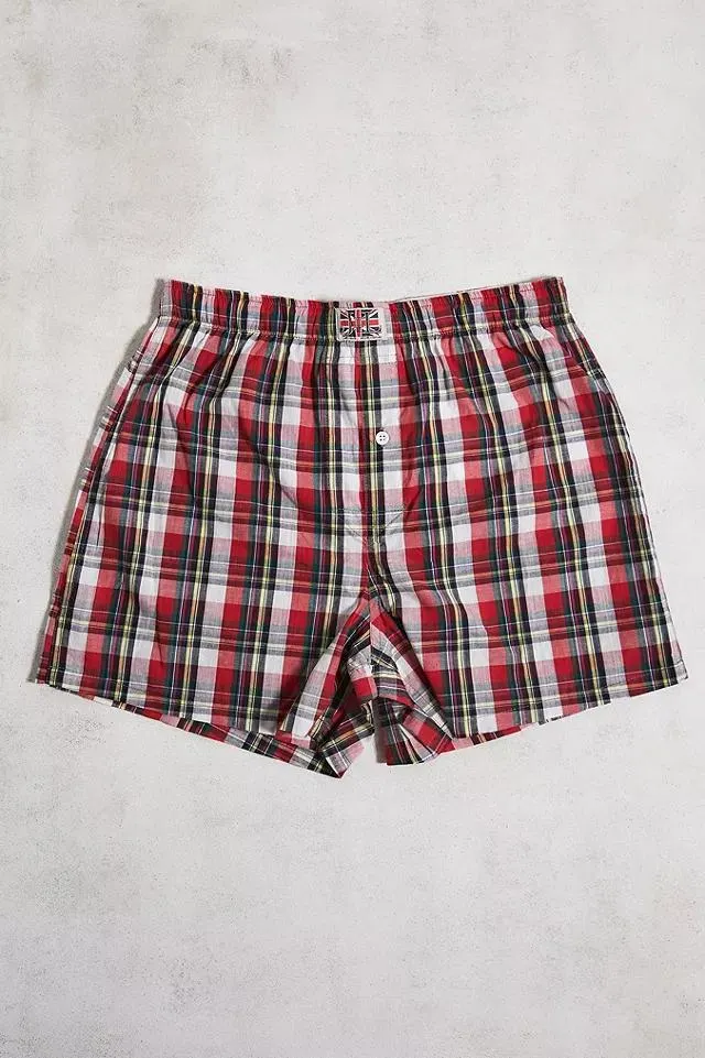 Jaded Londres - Caleçon Tartan rouge