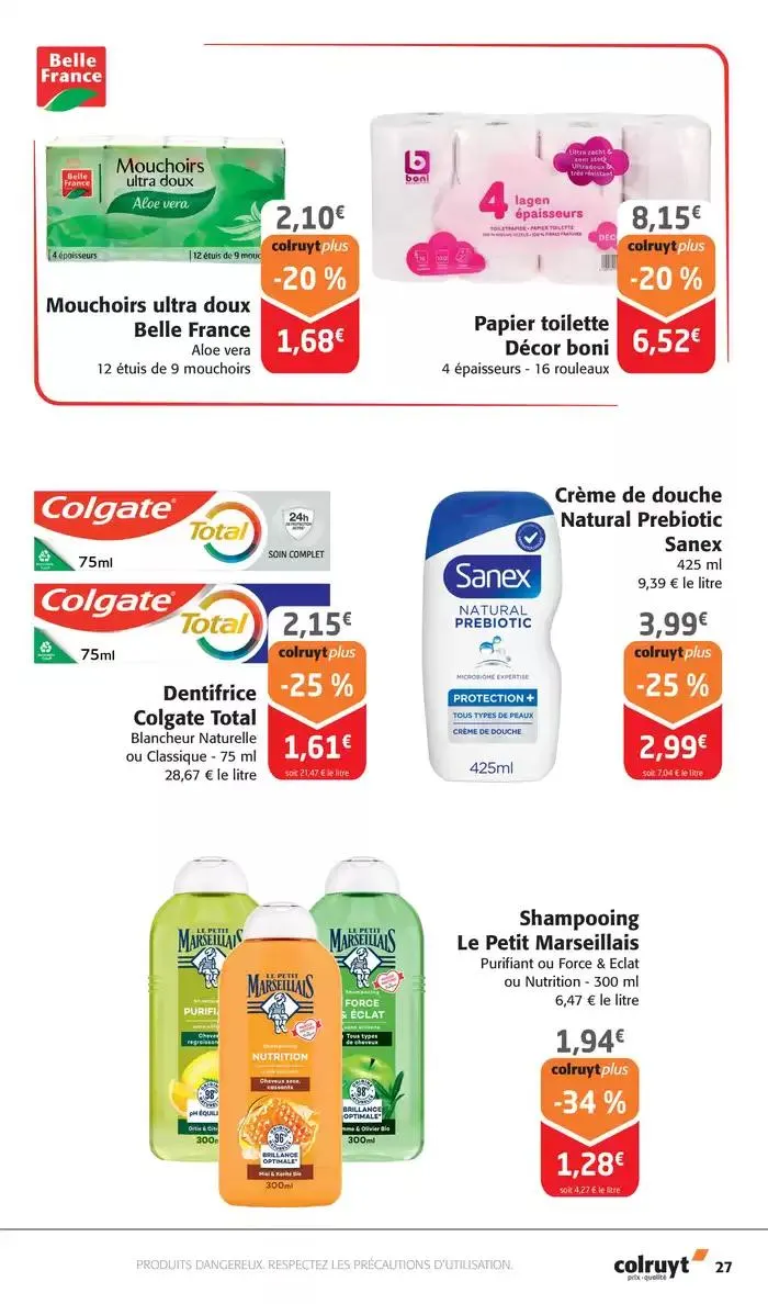 Prix - qualitè du 31 mars au 6 avril 2025 - Catalogue page 27