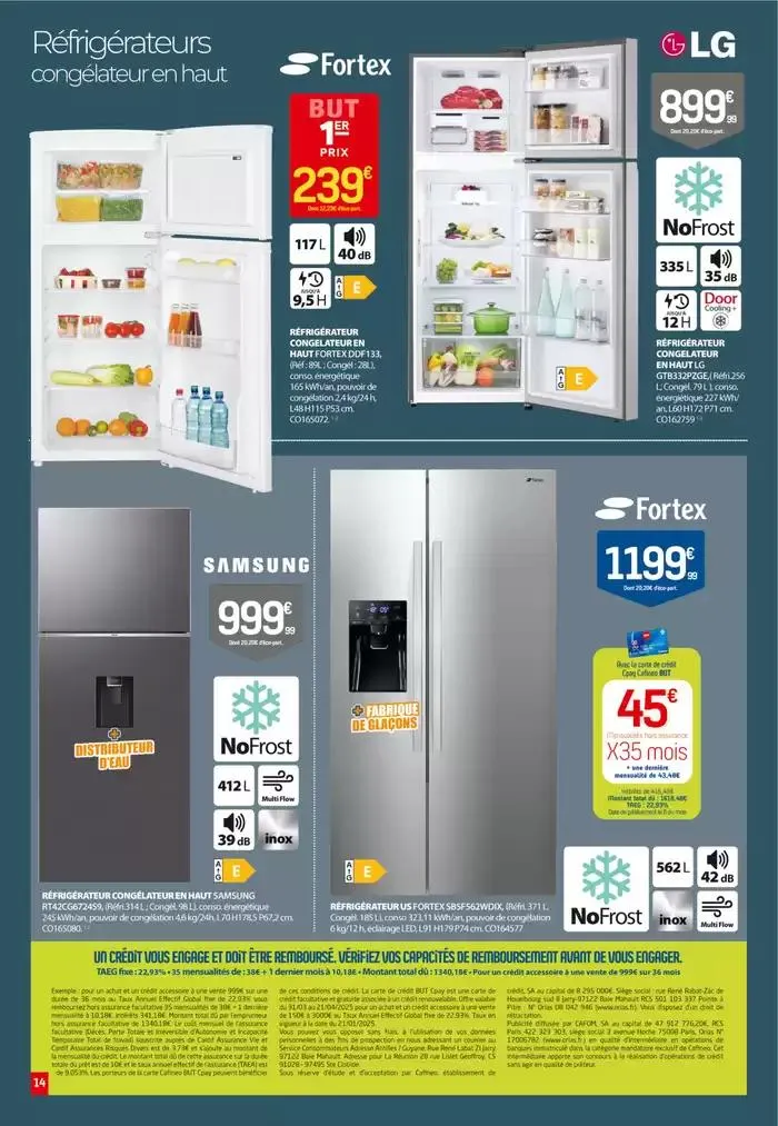 Catalogue BUT - Martinique du 31 mars au 21 avril 2025 - Catalogue page 14