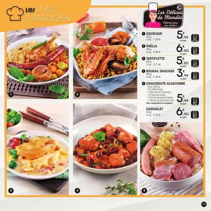 Carte traiteur permanente du 17 avril au 31 mars 2026 - Catalogue page 23