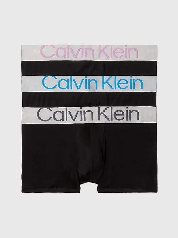 Lot de 3 boxers taille basse - Steel Micro