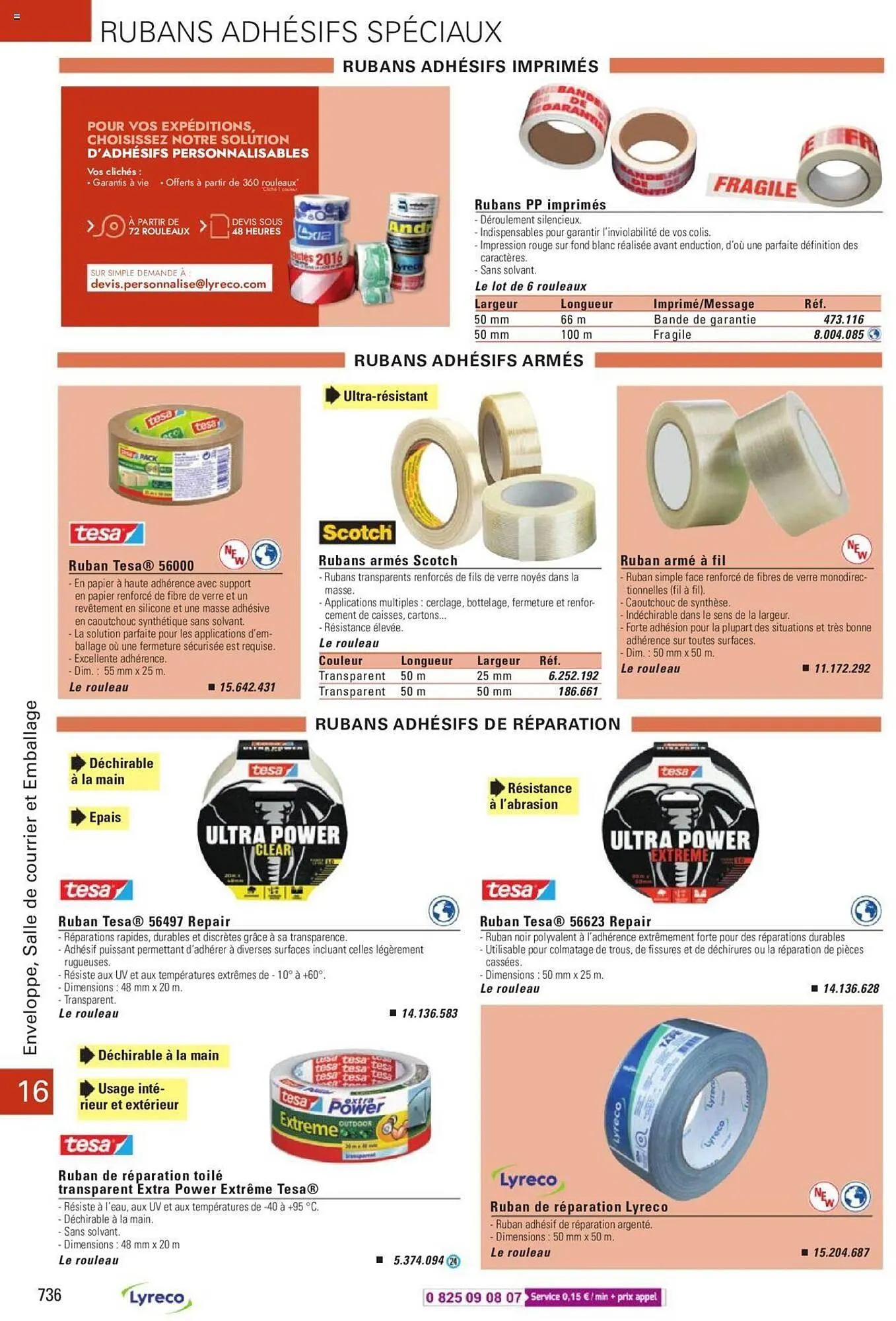 Catalogue Lyreco du 15 mai au 31 décembre 2023 - Catalogue page 736