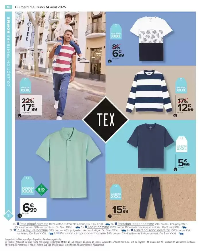 TEXTILE SPÉCIAL PRINTEMPS 2 du 1 avril au 14 avril 2025 - Catalogue page 20