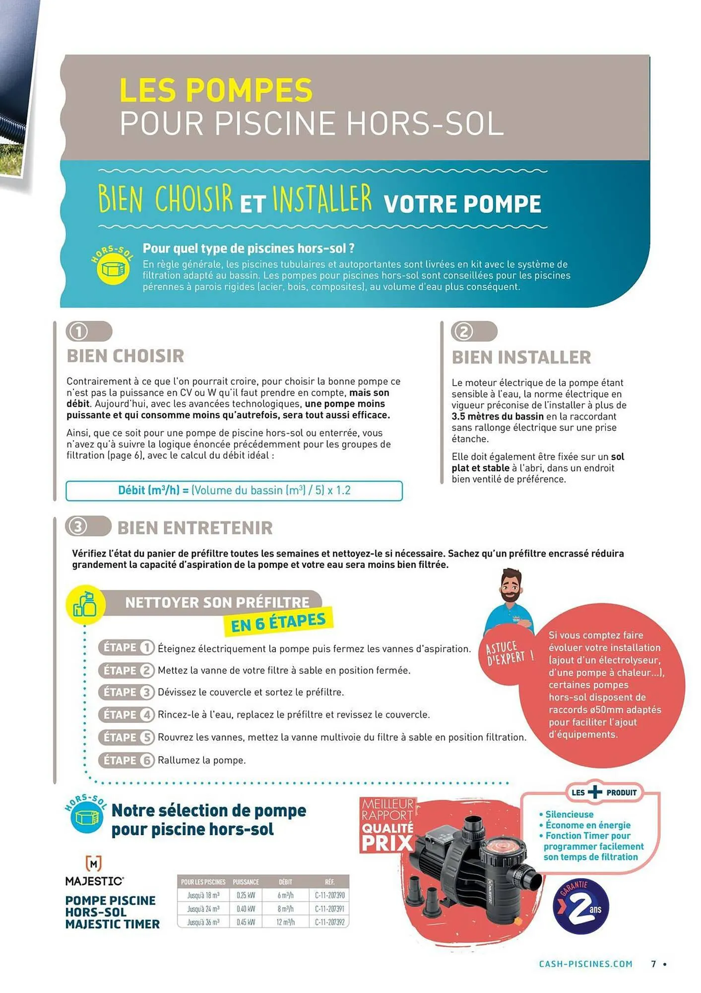 Catalogue Cash Piscines du 9 octobre au 31 décembre 2023 - Catalogue page 7