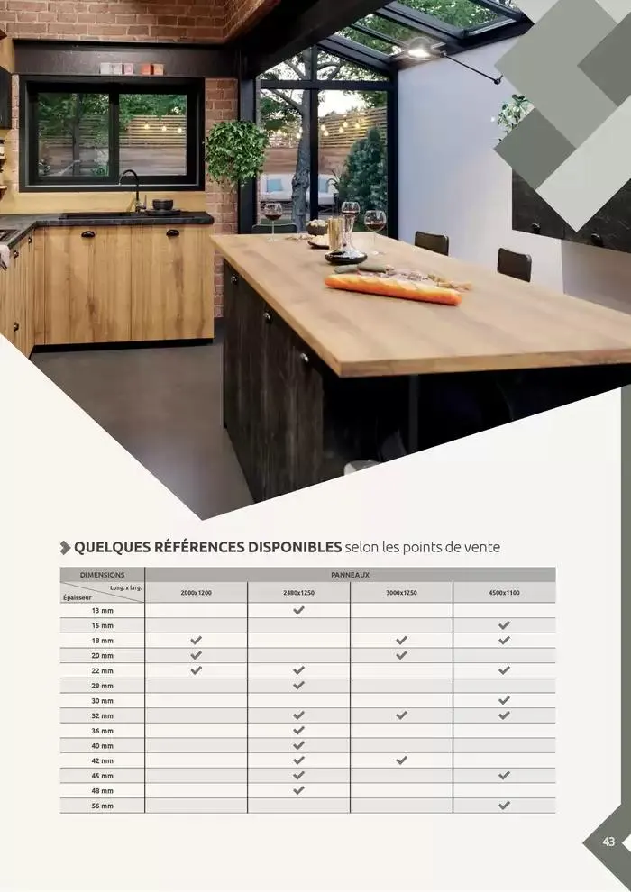 Aménagents Intérieurs du 9 décembre au 9 juin 2025 - Catalogue page 43