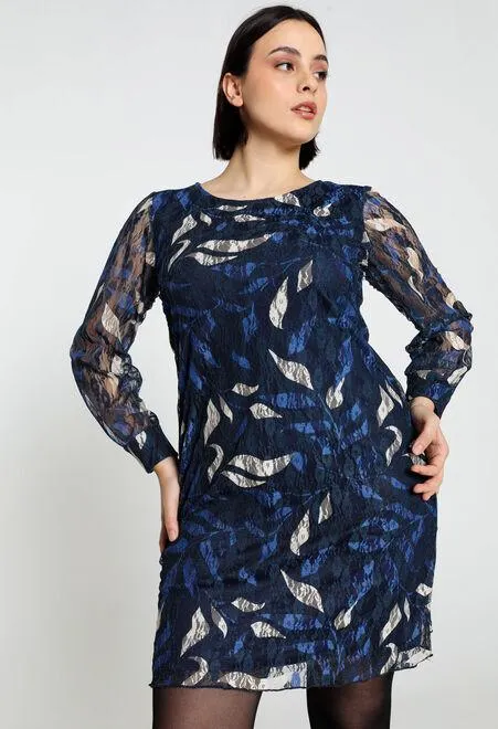 Robe en voile à imprimé floral