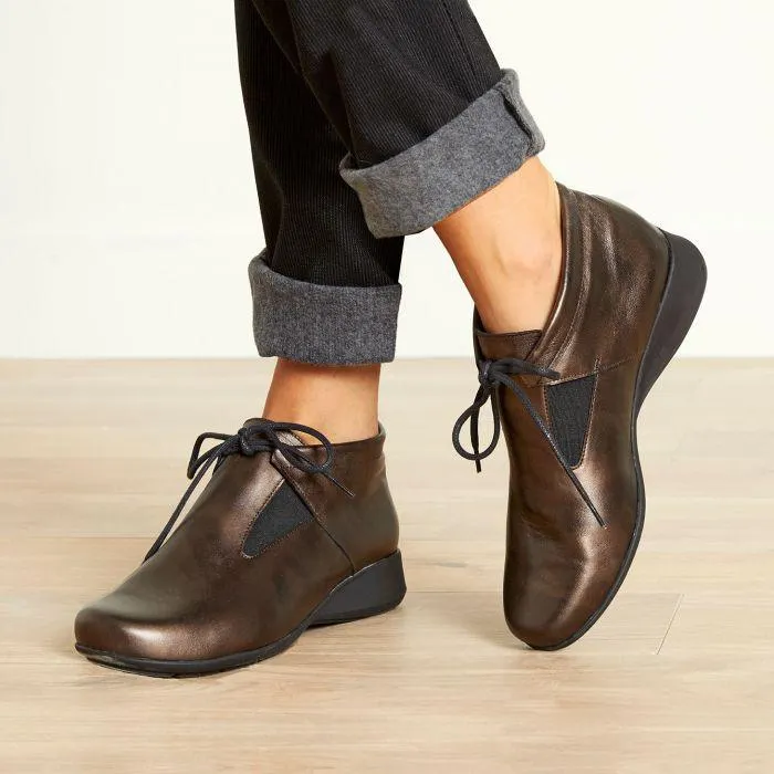 Boots élégantes en cuir