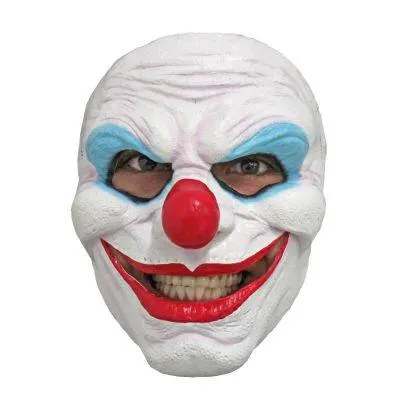 Demi Masque Latex Clown Sourire Démoniaque