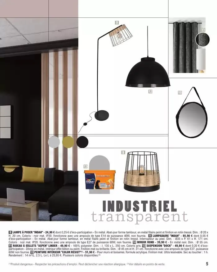 Guide Decoration Interieure du 2 mai au 31 décembre 2025 - Catalogue page 5