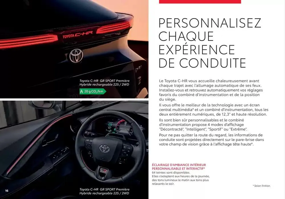 Nouveau Toyota C-HR du 15 janvier au 15 janvier 2026 - Catalogue page 16