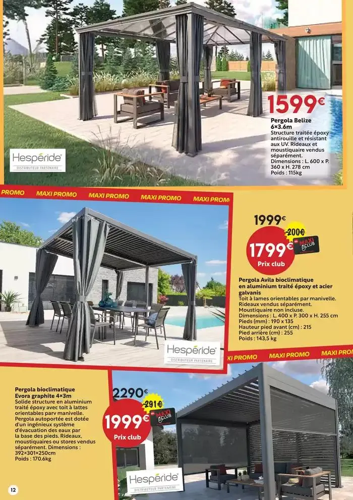 POUR UN EXTÉRIEUR STYLÉ ! du 30 avril au 1 juin 2025 - Catalogue page 12