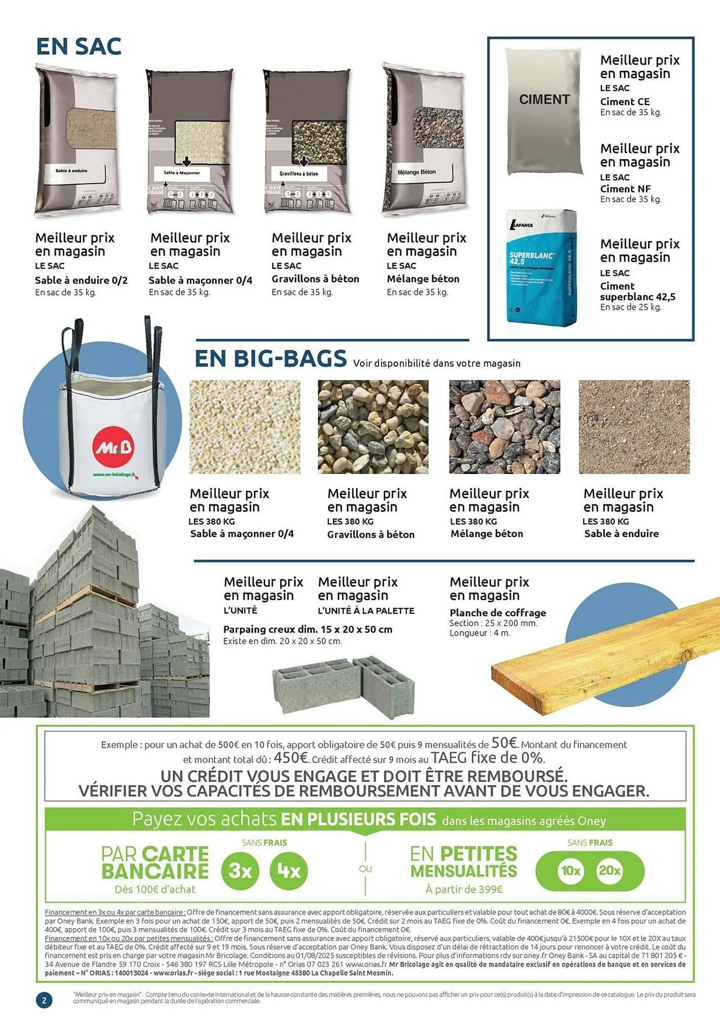 Catalogue Mr Bricolage du 11 mars au 29 mars 2026 - Catalogue page 2