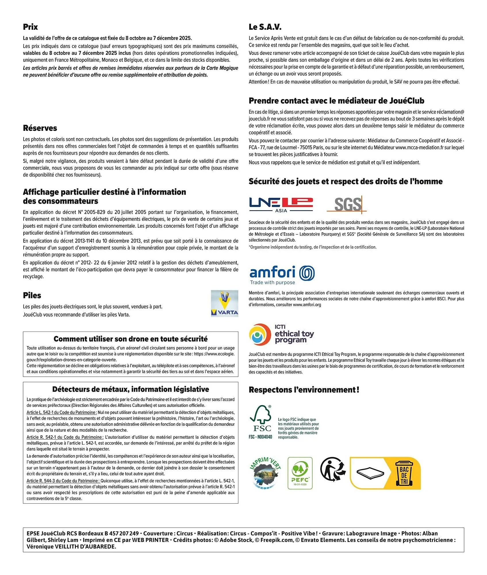 Catalogue JouéClub du 8 octobre au 7 décembre 2025 - Catalogue page 46