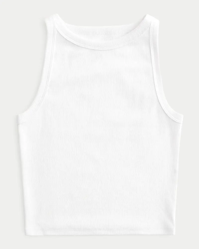 Ribbed High-Neck Tank