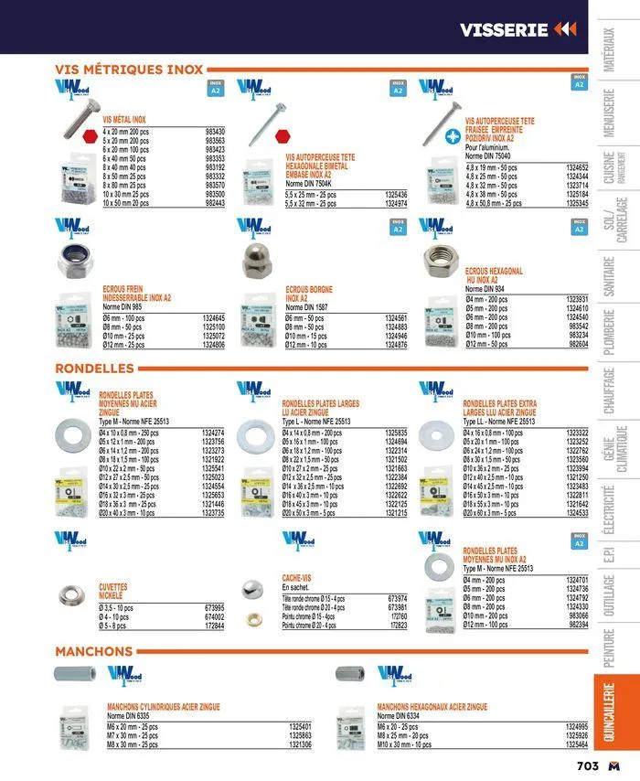 Guide produits 2024 du 15 mars au 31 décembre 2024 - Catalogue page 703