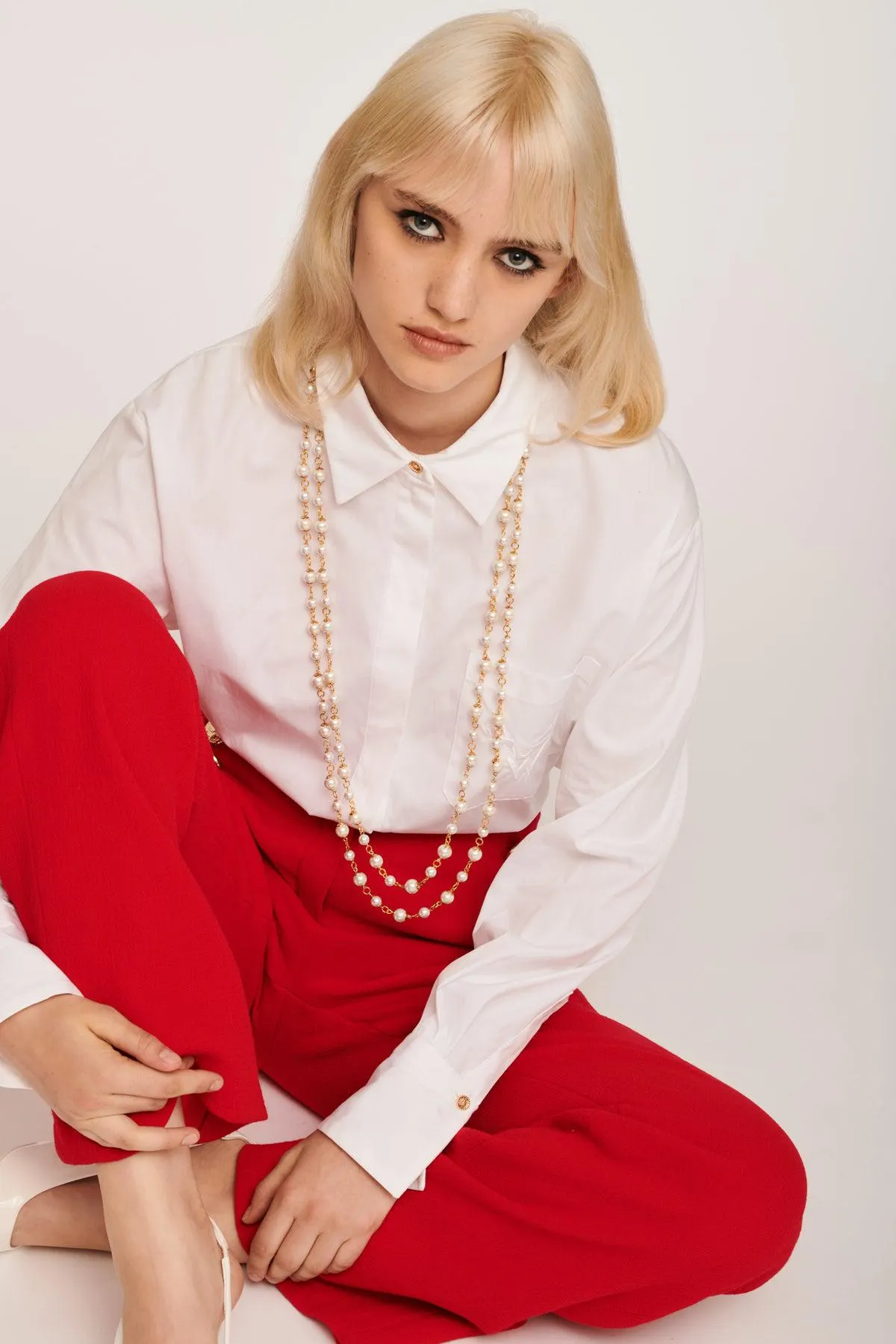 Chemise popeline blanche