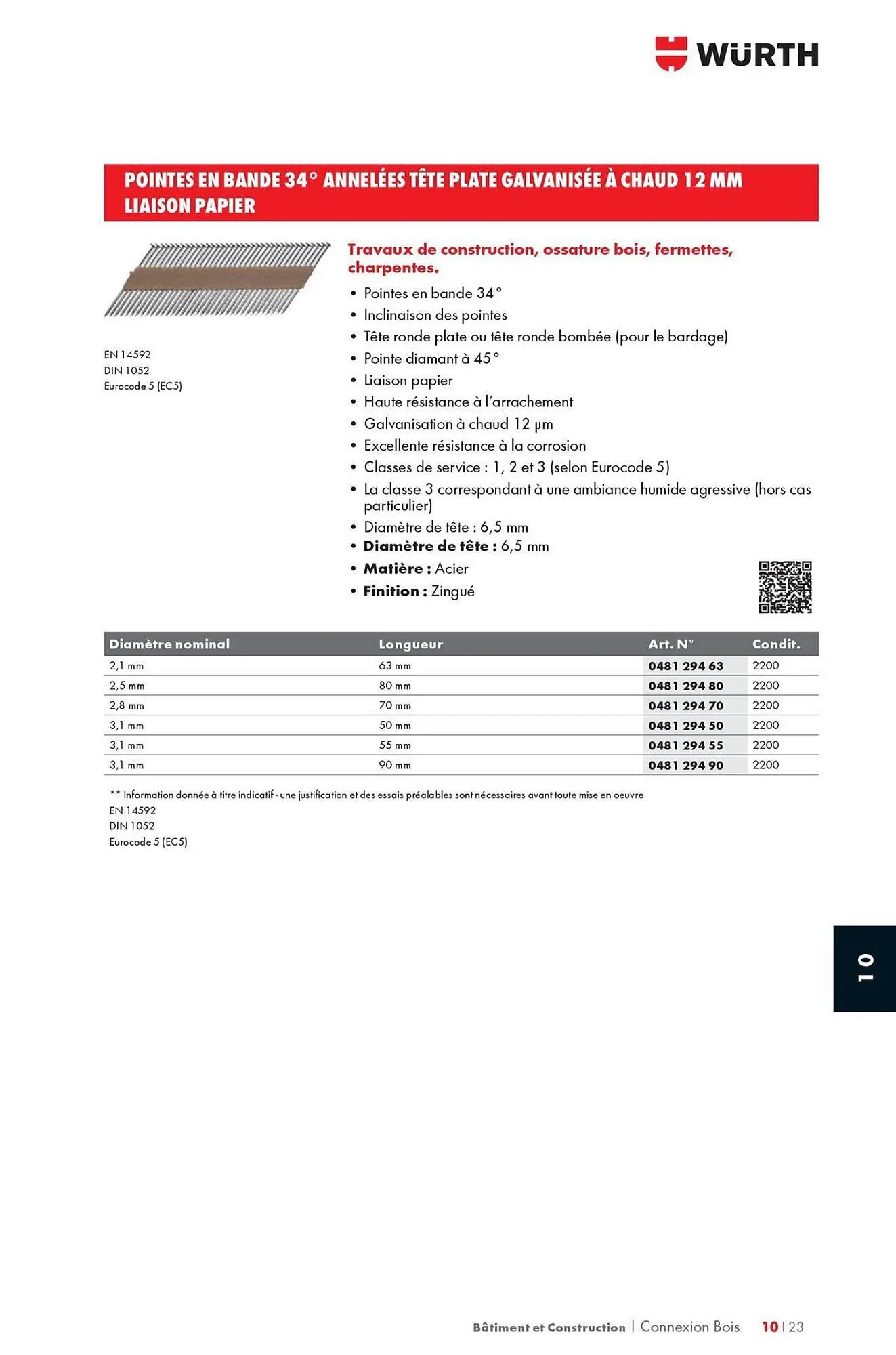 Catalogue Würth du 12 mai au 31 décembre 2025 - Catalogue page 1405