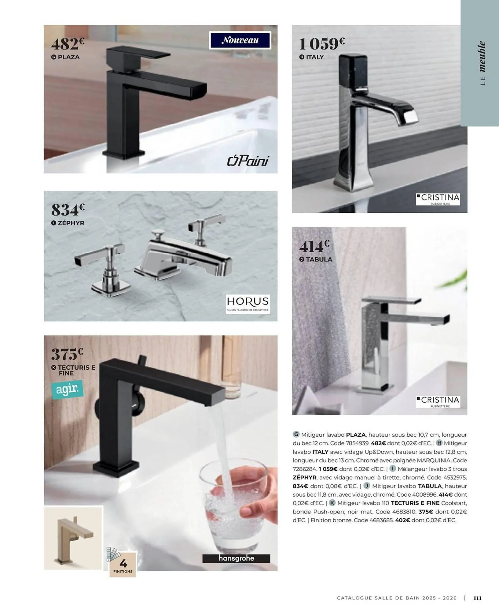 Catalogue Cedeo du 3 juin au 31 décembre 2025 - Catalogue page 111