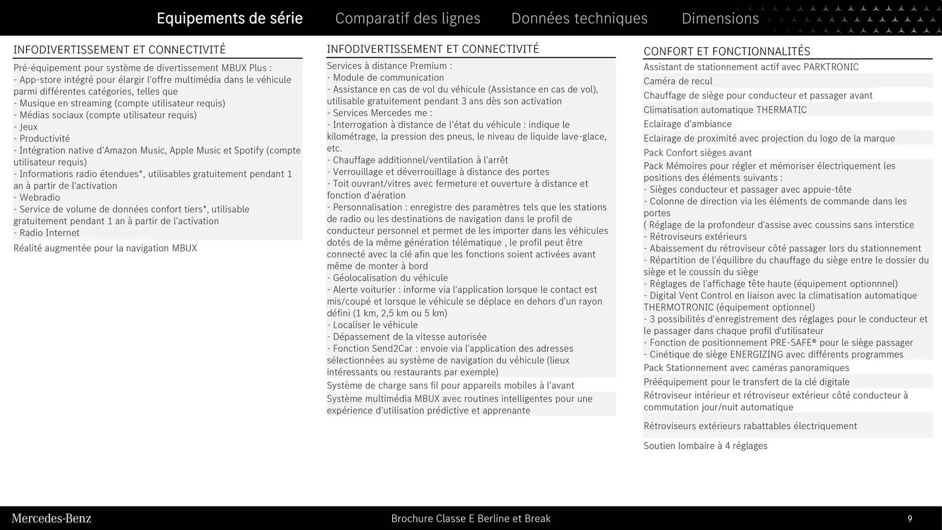 Catalogue Mercedes-Benz du 3 septembre au 3 septembre 2026 - Catalogue page 9