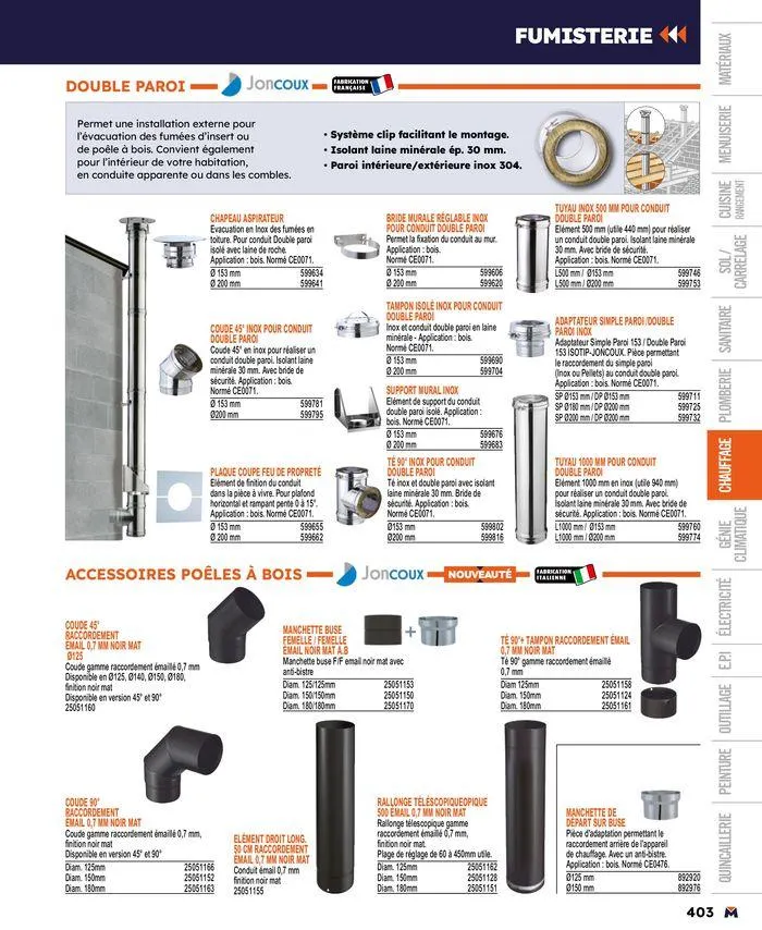 Guide produits 2024 du 15 mars au 31 décembre 2024 - Catalogue page 403