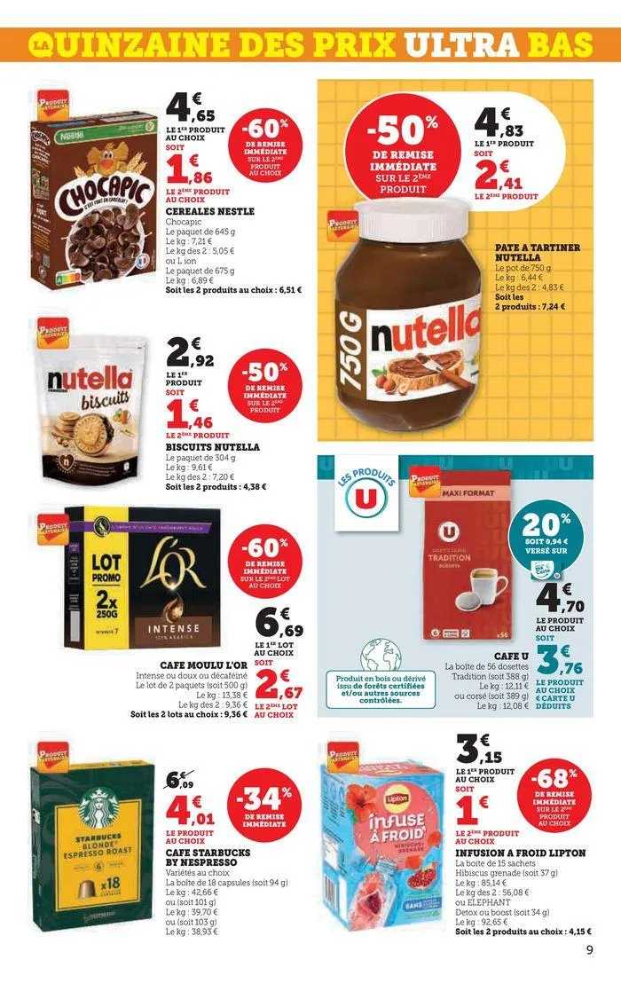Catalogue SUPER U du 20 août au 1 septembre 2024 - Catalogue page 9
