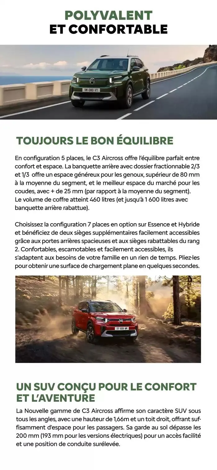Citroën Nouveau ë-C3 Aircross C-BOOK du 15 janvier au 15 janvier 2026 - Catalogue page 6