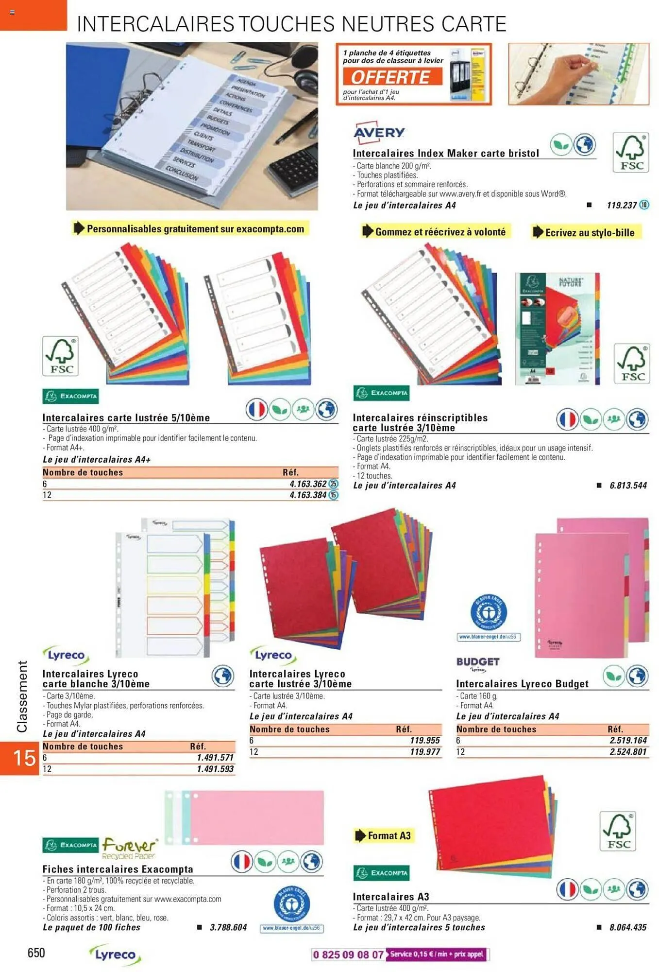 Catalogue Lyreco du 15 mai au 31 décembre 2023 - Catalogue page 650